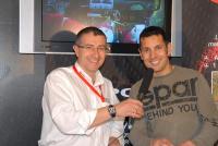 Soheil Ayari sur le stand GPC